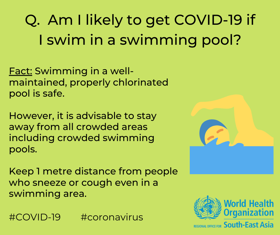 Covid19 Fact or Fiction-swimming pool_