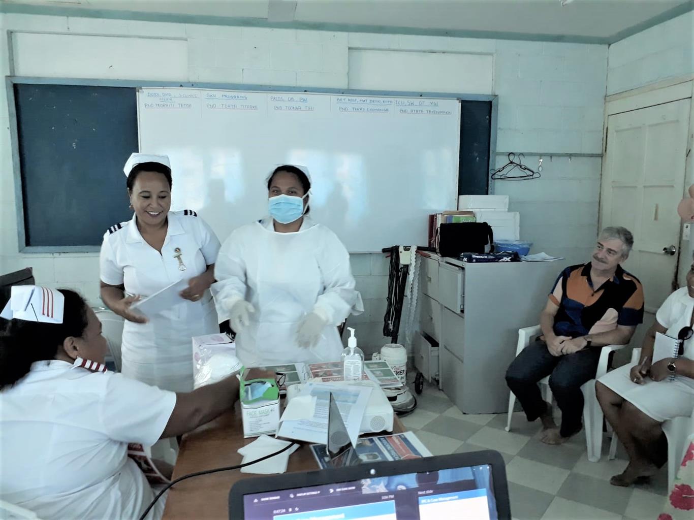 Kiribati training